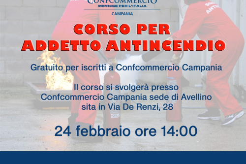 CORSO DI FORMAZIONE PER ADDETTO ANTINCENDIO AVELLINO
