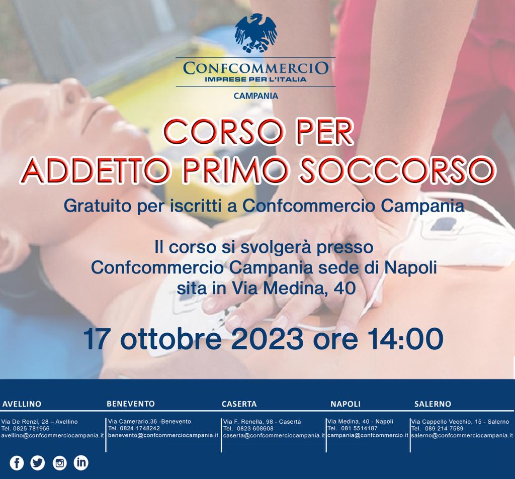 SICUREZZA SUL LAVORO-CORSO DI FORMAZIONE PER ADDETTO PRIMO SOCCORSO