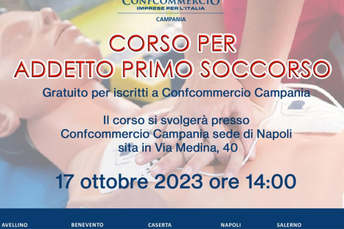 SICUREZZA SUL LAVORO-CORSO DI FORMAZIONE PER ADDETTO PRIMO SOCCORSO