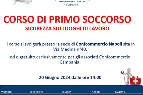 CORSO DI FORMAZIONE PER ADDETTO PRIMO SOCCORSO