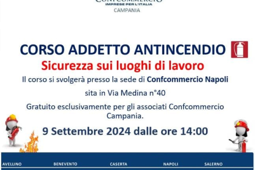 CORSI SICUREZZA SUL LAVORO – 𝐴𝐷𝐷𝐸𝑇𝑇𝑂 𝐴𝑁𝑇𝐼𝑁𝐶𝐸𝑁𝐷𝐼𝑂
