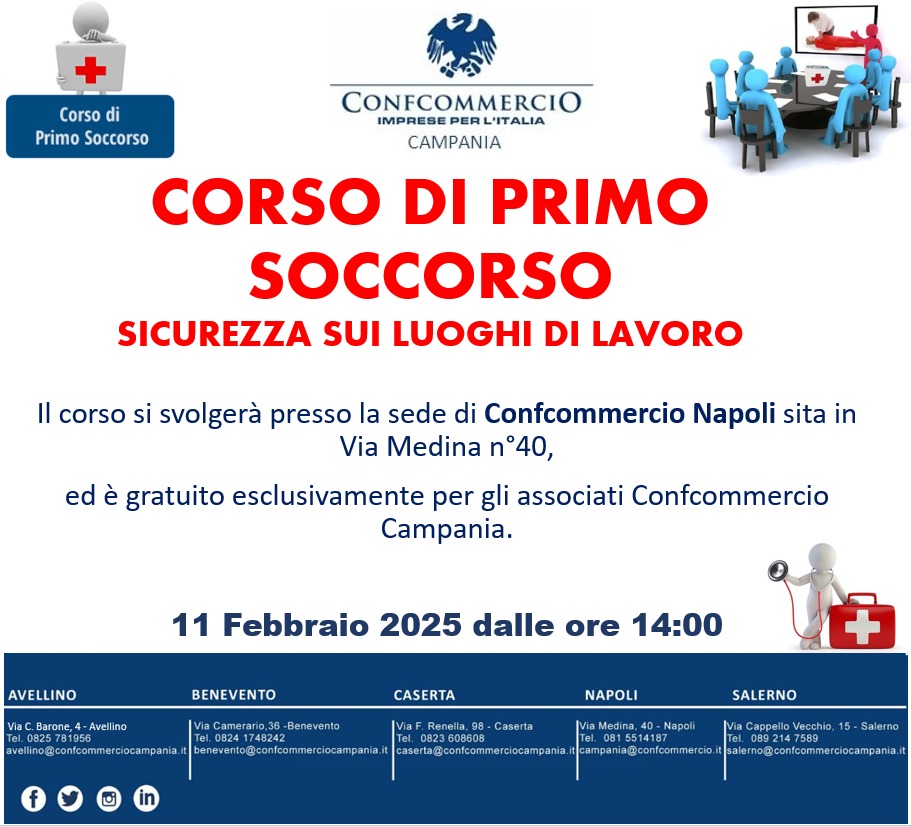 CORSO DI FORMAZIONE PER ADDETTO PRIMO SOCCORSO