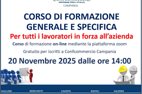 CORSO DI FORMAZIONE GENERALE E SPECIFICA