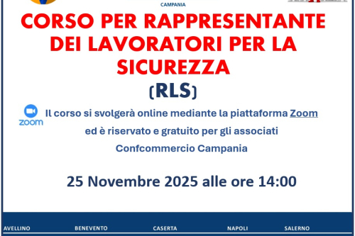 Corso on line: 𝐩𝐞𝐫 R𝗮𝗽𝗽𝗿𝗲𝘀𝗲𝗻𝘁𝗮𝗻𝘁𝗲 𝗱𝗲𝗶 L𝗮𝘃𝗼𝗿𝗮𝘁𝗼𝗿𝗶 𝗽𝗲𝗿 𝗹𝗮 S𝗶𝗰𝘂𝗿𝗲𝘇𝘇𝗮 (RLS)