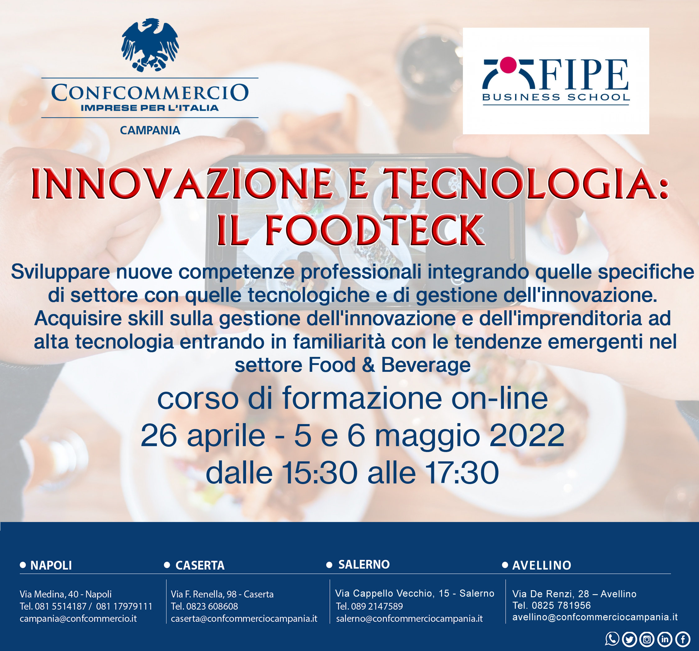 ＩＮＮＯＶＡＺＩＯＮＥ Ｅ ＴＥＣＮＯＬＯＧＩＡ： ＩＬ ＦＯＯＤＴＥＣＫ