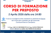 SICUREZZA SUL LAVORO – CORSO PER PREPOSTO