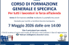 ⭐SICUREZZA SUL LAVORO⭐: CORSO DI FORMAZIONE GENERALE E SPECIFICA