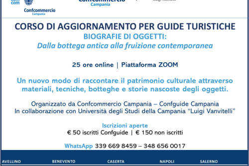 Corso di aggiornamento per Guide Turistiche – “Biografie di oggetti: dalla bottega antica alla fruizione contemporanea”