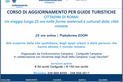 Corso di aggiornamento per Guide Turistiche – “Cittadini di Roma. Un viaggio lungo 25 ore nelle forme materiali e culturali delle città romane”