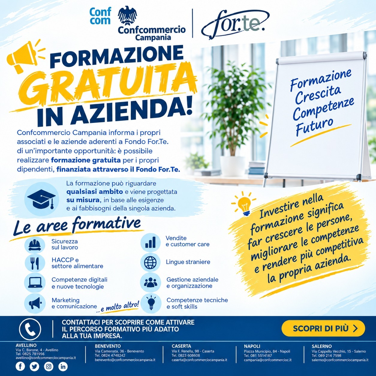📣 FORMAZIONE GRATUITA IN AZIENDA