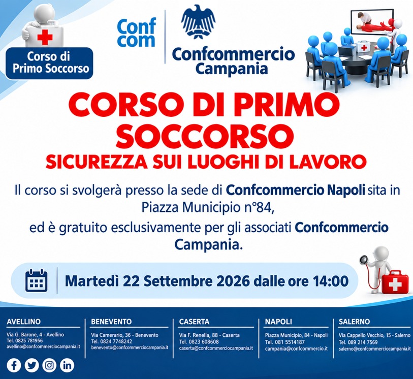 CORSO DI FORMAZIONE PER ADDETTO PRIMO SOCCORSO