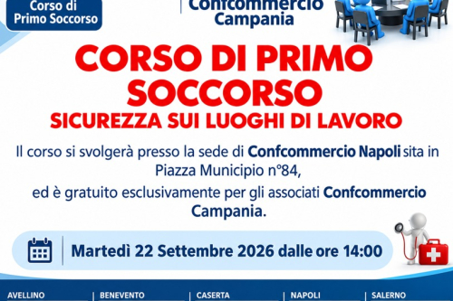 CORSO DI FORMAZIONE PER ADDETTO PRIMO SOCCORSO