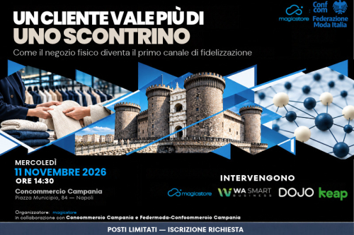 “Un cliente vale più di uno scontrino” – un seminario gratuito dedicato al fashion retail