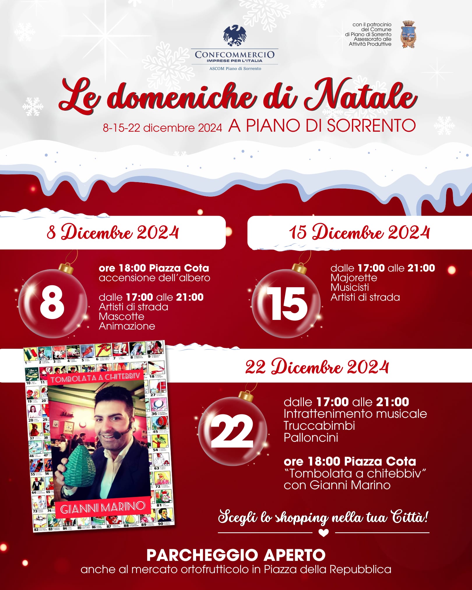 domeniche Natale Piano di Sorrento 2024