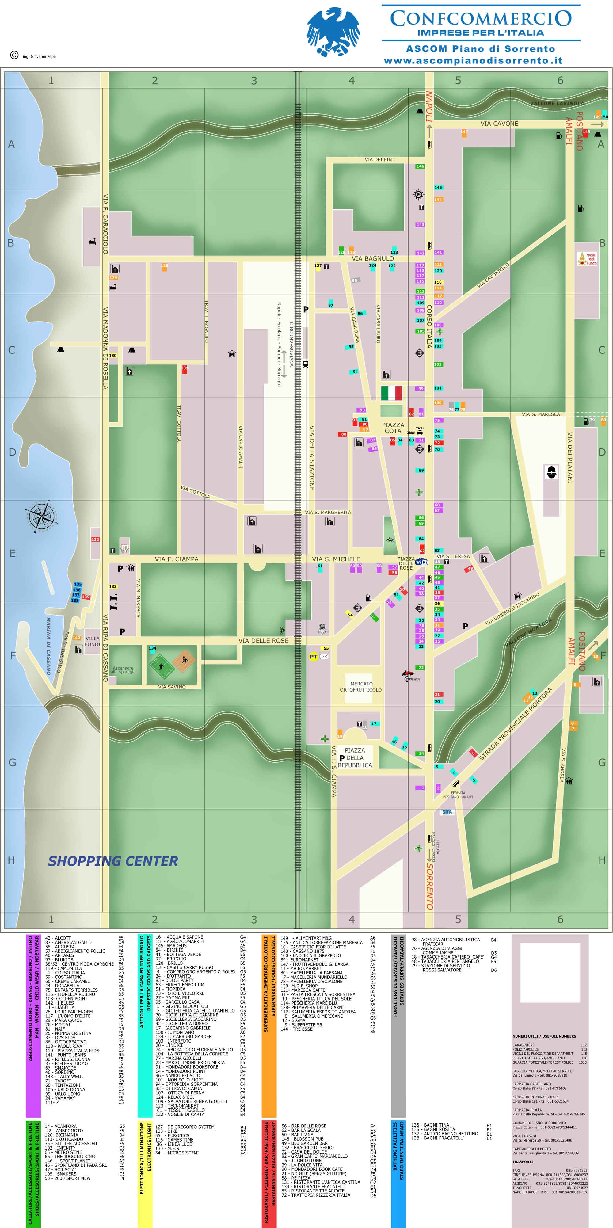 mappa commerciale